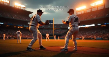 Yankees vs Toronto Blue Jays Match Player Stats